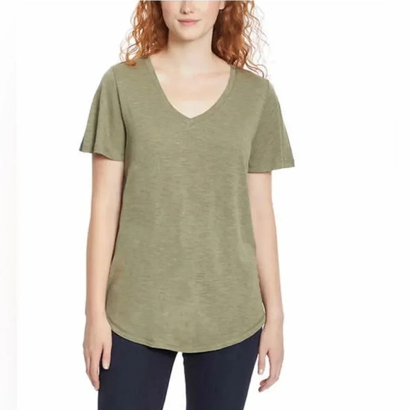 Jessica Simpson Ladies' Flutter Sleeve Tee - Picture 1 of 5